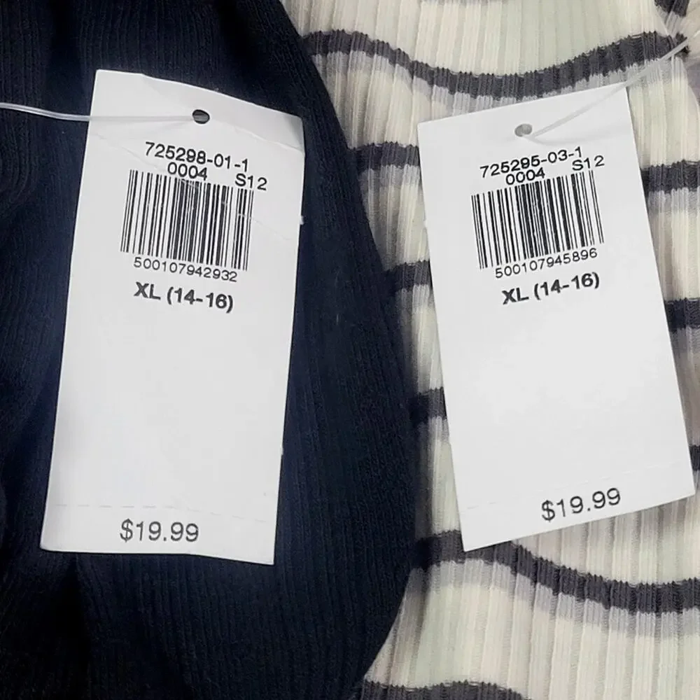Old Navy Bundle 2‎ Girls Long Sleeve Tops Size LXL (14-16) New with Tags